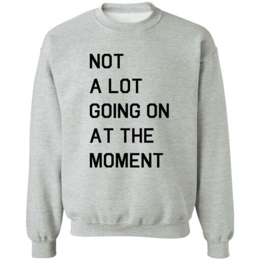 Not a lot going on at the moment shirt Shirt Sweatshirt Long Sleeve Hoodie Tank Mug