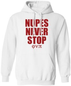 Nupes never stop shirt Shirt Sweatshirt Long Sleeve Hoodie Tank Mug