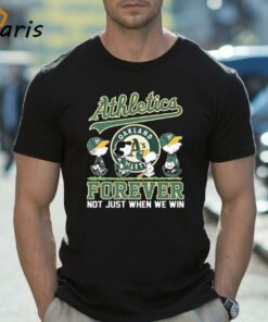 Oakland Athletics Snoopy Forever Not Just When We Win Shirt