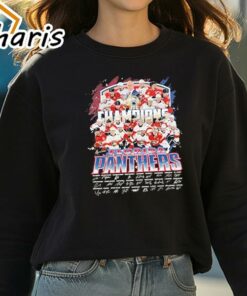 Official Champions NHL Florida Panthers 2024 Signatures T-Shirt 2 Official Champions NHL Florida Panthers 2024 Signatures T Shirt 3