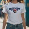Official Florida Panthers Fanatics White 2024 Stanley Cup Champions T-Shirt