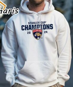 Official Florida Panthers Fanatics White 2024 Stanley Cup Champions T Shirt 4