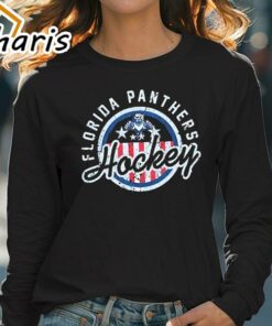 Official Florida Panthers Hockey Leaping Cat t shirt 4