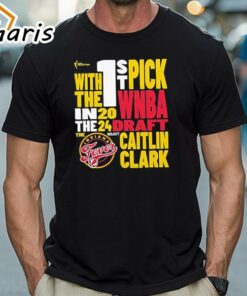 Official Indiana Fever Caitlin Clark 2024 1st Pick WNBA Draft Fan T-Shirt