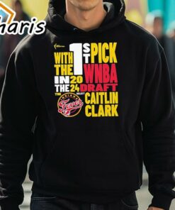 Official Indiana Fever Caitlin Clark 2024 1st Pick WNBA Draft Fan T Shirt 5