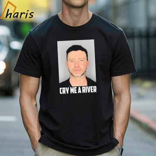 Official Justin Timberlake Mug Shot Cry Me A River Shirt