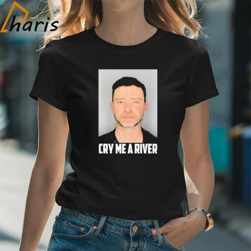 Official Justin Timberlake Mug Shot Cry Me A River Shirt