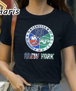 Official New York Yankees New York Islanders New York Jets Sports City Fan Proud Shirt