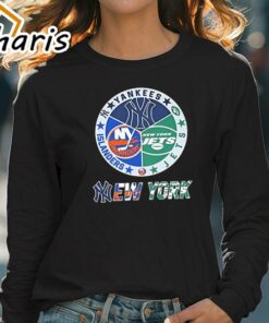 Official New York Yankees New York Islanders New York Jets Sports City Fan Proud Shirt 3 Official New York Yankees New York Islanders New York Jets Sports City Fan Proud Shirt 4