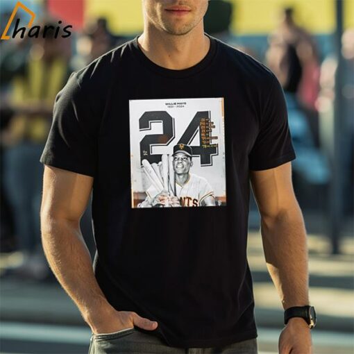 Official RIP Willie Mays 1931-2024 Baseball Legends Shirt