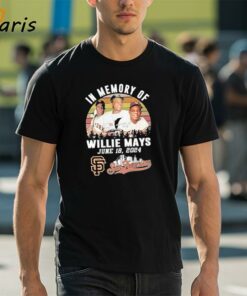 Official San Francisco Giants In Memory Of Willie Mays 2024 T-Shirt