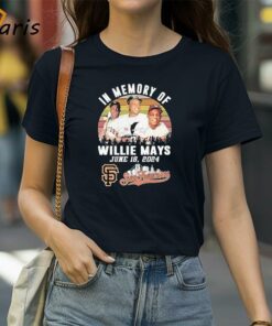 Official San Francisco Giants In Memory Of Willie Mays 2024 T-Shirt