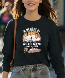 Official San Francisco Giants In Memory Of Willie Mays 2024 T Shirt 4