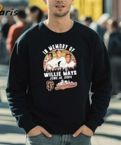 Official San Francisco Giants In Memory Of Willie Mays 2024 T Shirt 5