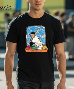 Official Sf Giants Willie Mays Legend to the GOAT T-Shirt