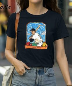 Official Sf Giants Willie Mays Legend to the GOAT T-Shirt