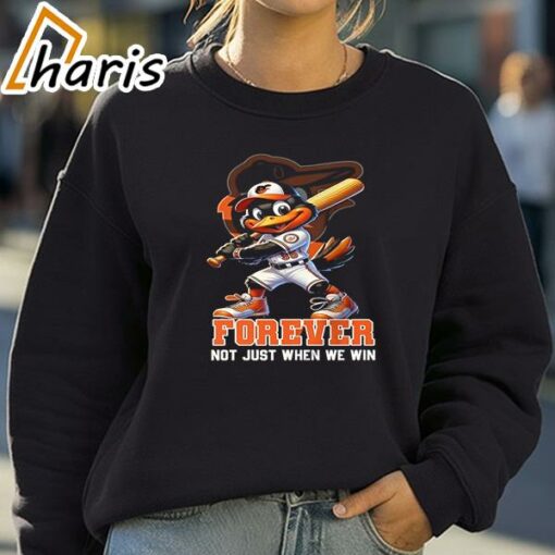 Official The Oriole Bird Baltimore Orioles Forever Not Just When We Win Shirt