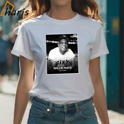 Official Willie Mays 1931-2024 Rip Shirt