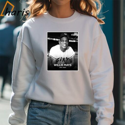 Official Willie Mays 1931-2024 Rip Shirt