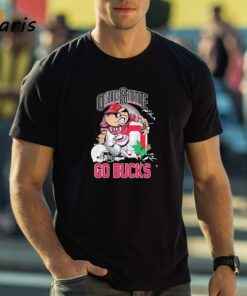 Ohio State Buckeyes Go Bucks Brutus Buckeye Mascot Shirt