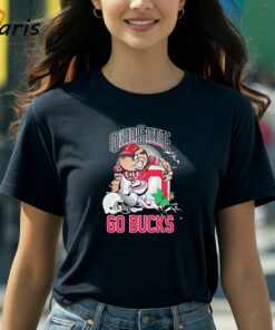 Ohio State Buckeyes Go Bucks Brutus Buckeye Mascot Shirt