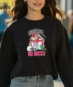 Ohio State Buckeyes Go Bucks Brutus Buckeye Mascot Shirt 3