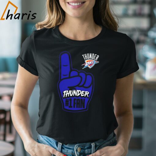 Okahoma City Thunder Basketball Hand Shirt