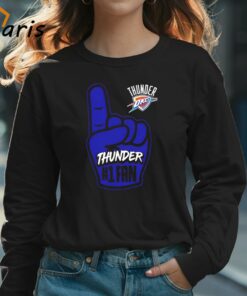 Okahoma City Thunder Basketball Hand Shirt 3