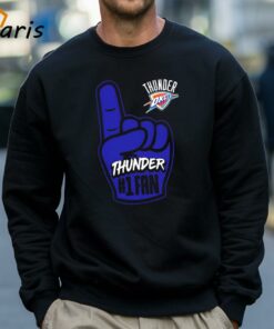 Okahoma City Thunder Basketball Hand Shirt 4