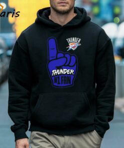 Okahoma City Thunder Basketball Hand Shirt 5
