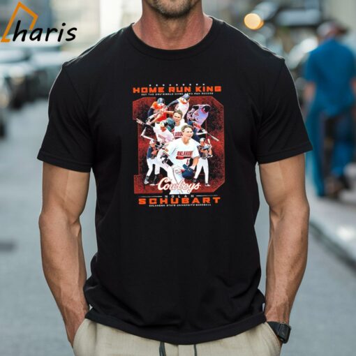 Oklahoma State Cowboys Nolan Schubart Home Run King 10 Shirt