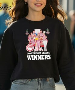 Olympiakos FC UEFA Europa Conference League Winners shirt 3
