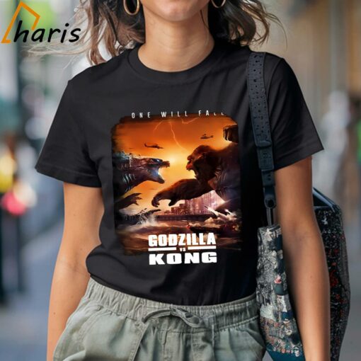 One Will Fall Godzilla Vs Kong T-shirt