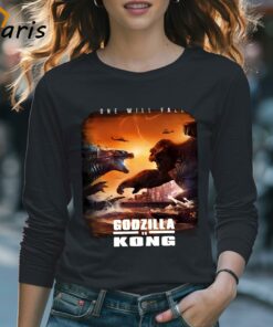 One Will Fall Godzilla Vs Kong T shirt 4