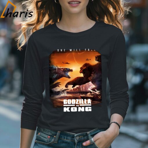 One Will Fall Godzilla Vs Kong T-shirt