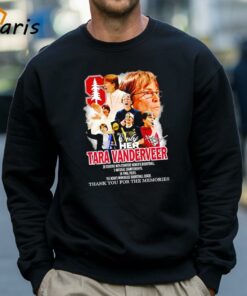 Only Her Tara Vanderveer Stanford Cardinal Thank You For The Memories Signature Shirt 3