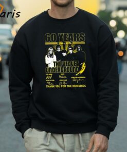 Original 60 Years 1964 2024 The Velvet Underground Thank You For The Memories Signatures T shirt 4