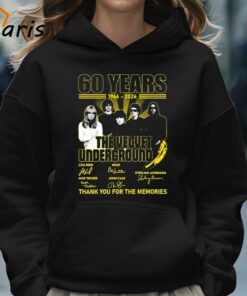 Original 60 Years 1964 2024 The Velvet Underground Thank You For The Memories Signatures T shirt 5