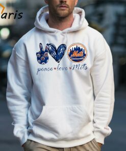 Peace Love New York Mets Logo Shirt 5