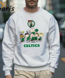 Peanut Snoopy and Friends Boston Celtics Basketball Shirt 3