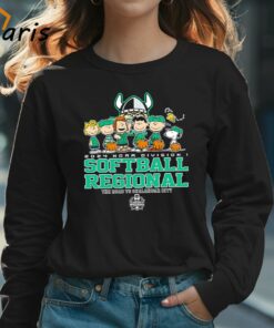 Peanuts Characters 2024 Ncaa Division I Softball Regional Cleveland State Vikings Logo Shirt 3