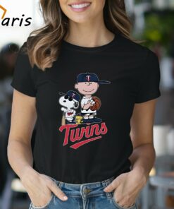 Peanuts Characters Minnesota Twins Shirt