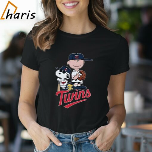 Peanuts Characters Minnesota Twins Shirt