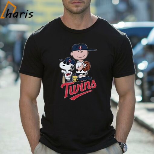 Peanuts Characters Minnesota Twins Shirt