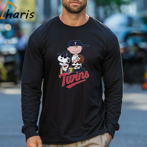 Peanuts Characters Minnesota Twins Shirt