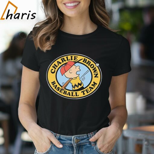 Peanuts Charlie Brown Baseball Team Shirt