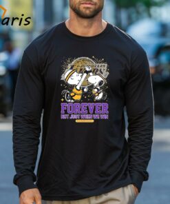 Peanuts Snoopy And Charlie Brown High Five Los Angeles Lakers Forever Not Just When We Win Shirt 3