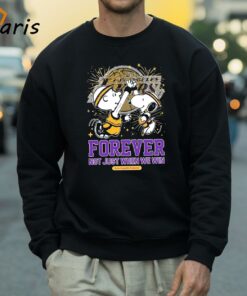 Peanuts Snoopy And Charlie Brown High Five Los Angeles Lakers Forever Not Just When We Win Shirt 4