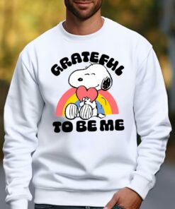 Peanuts Snoopy Grateful To Be Me T Shirt 3