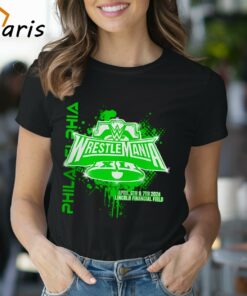 Philadelphia Wrestlemania April 6th and 7th 2024 Lincoln Financial Field Shirt
